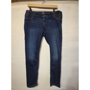 isabel Maternity Skinny Denim Pants 6/28R Stretch Sides And Back Comfort